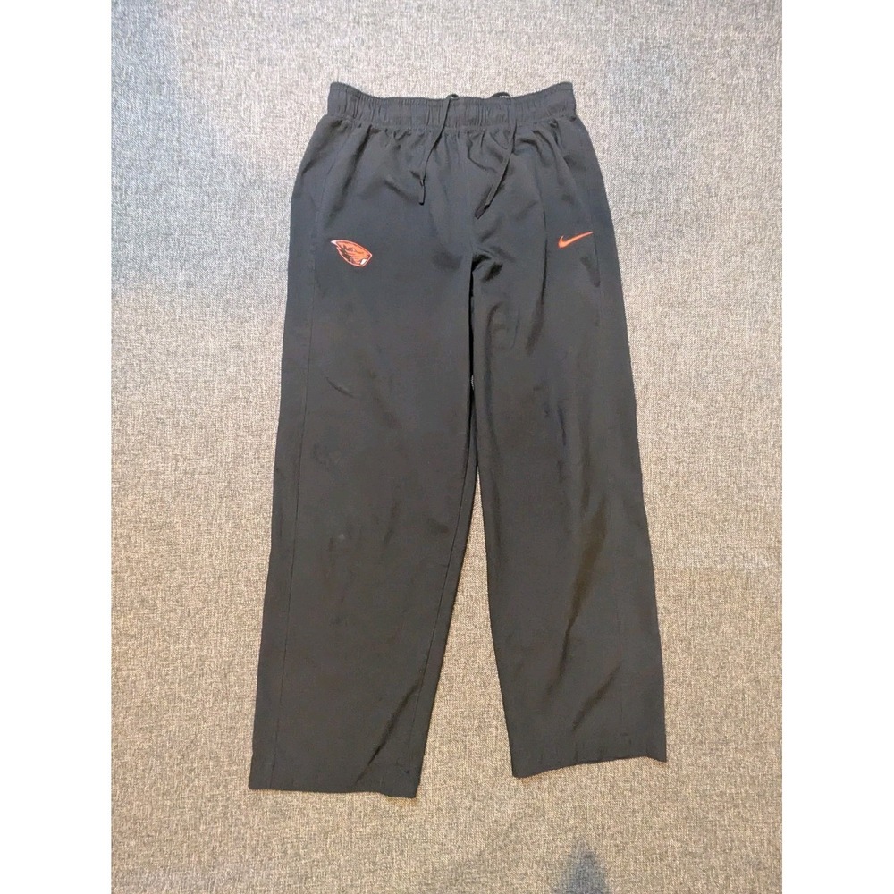 Nike Oregon State Beavers Track Pants Vtg Sports Joggers Black And Orange Medium